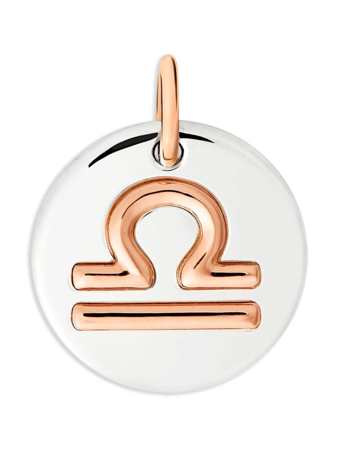 

Подвеска Zodiac Libra из розового золота и серебра Dodo, серебряный