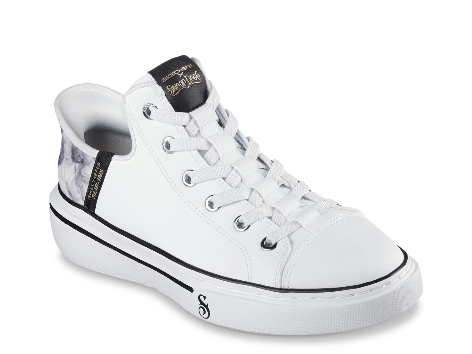 

Кроссовки x Snoop Dogg Slip-ins Snoop One OG Sneaker Skechers, белый