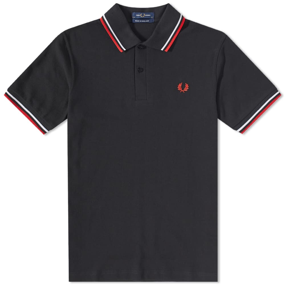 

Поло Fred Perry Original с двойным носком, мультиколор