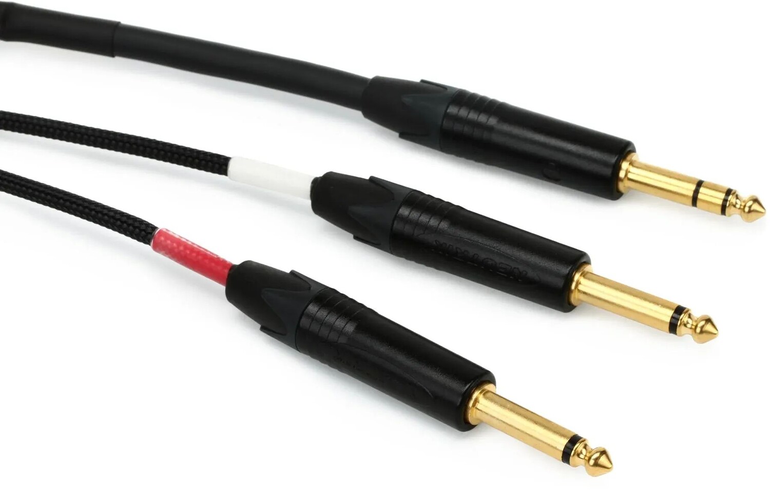 

Кабель Mogami Gold Insert TS — штекер TRS 1/4 дюйма на двойной штекер TS 1/4 дюйма — 12 футов