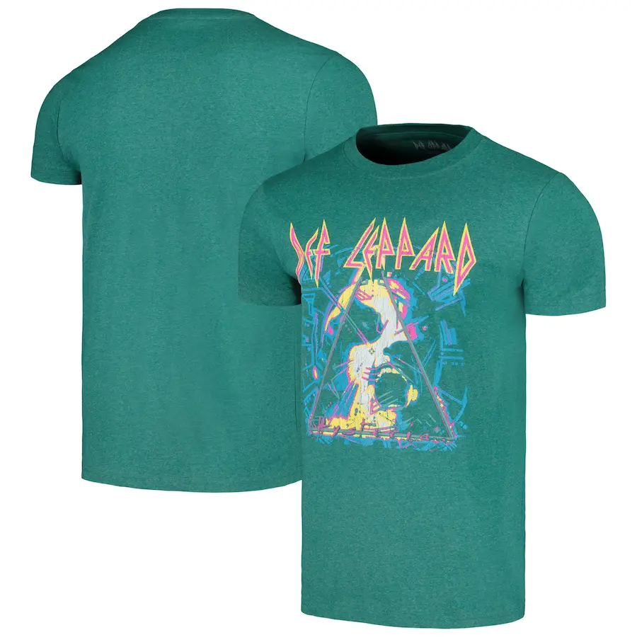 

Футболка с коротким рукавом Rock Off Def Leppard, зеленый