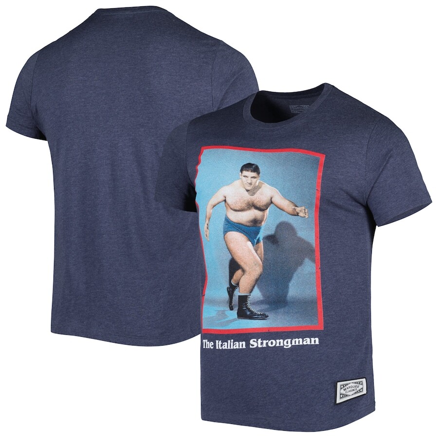 

Футболка с коротким рукавом WWE Authentic Bruno Sammartino, нави