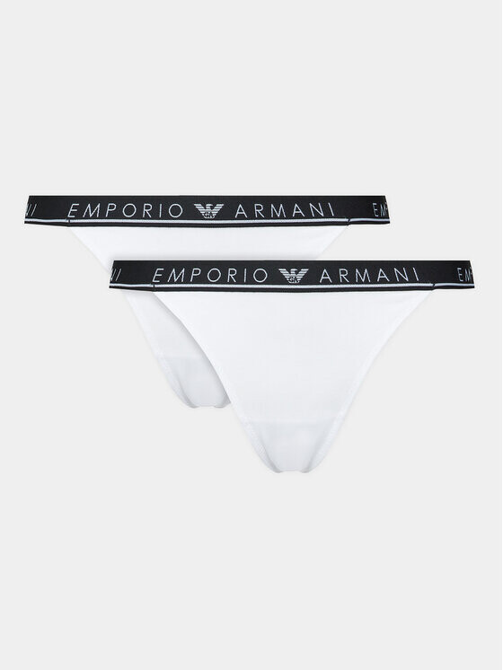 

Набор из 2 стрингов Emporio Armani Underwear, белый