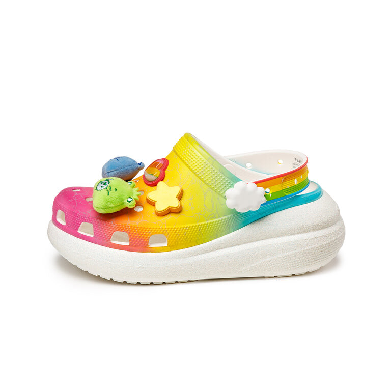 

Кроссовки x care bears crush clog Crocs, белый