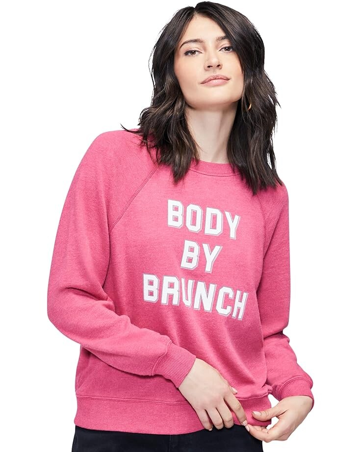 

Толстовка Wildfox Body By Brunch, цвет Sangria