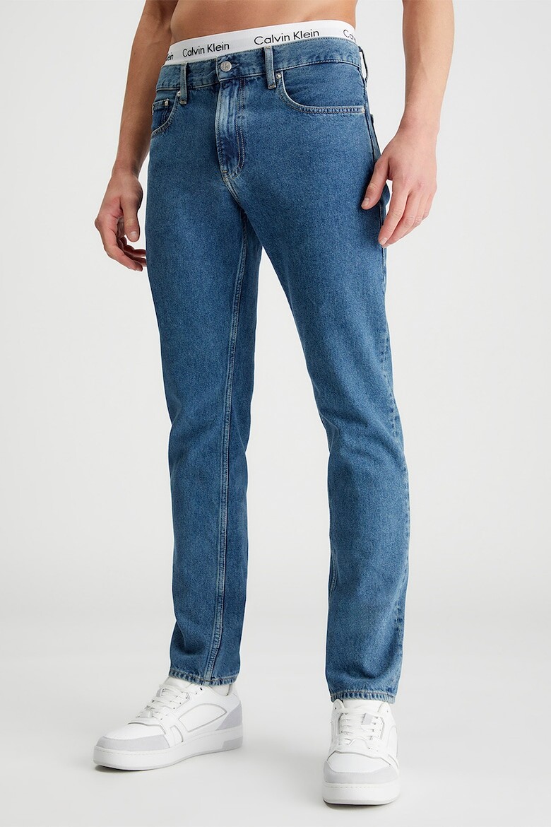 

Прямые джинсы с заниженной талией Calvin Klein Jeans, индиго