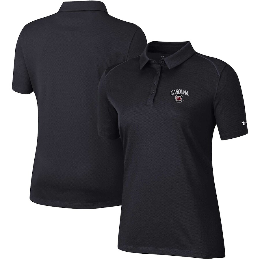 

Поло с коротким рукавом Under Armour South Carolina Gamecocks, черный