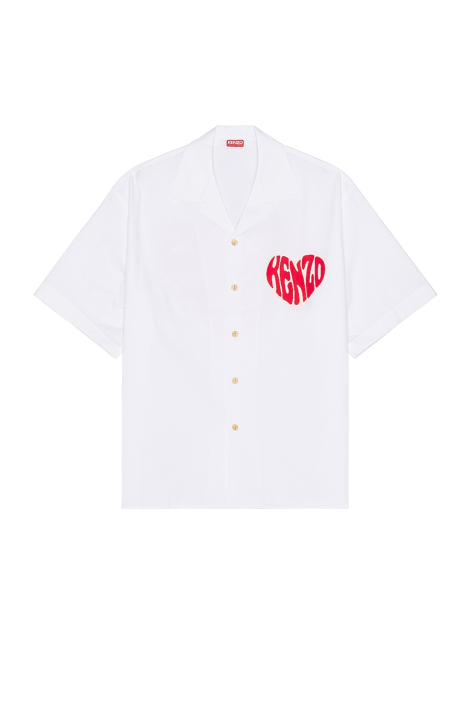 

Рубашка Kenzo Hearts, белый