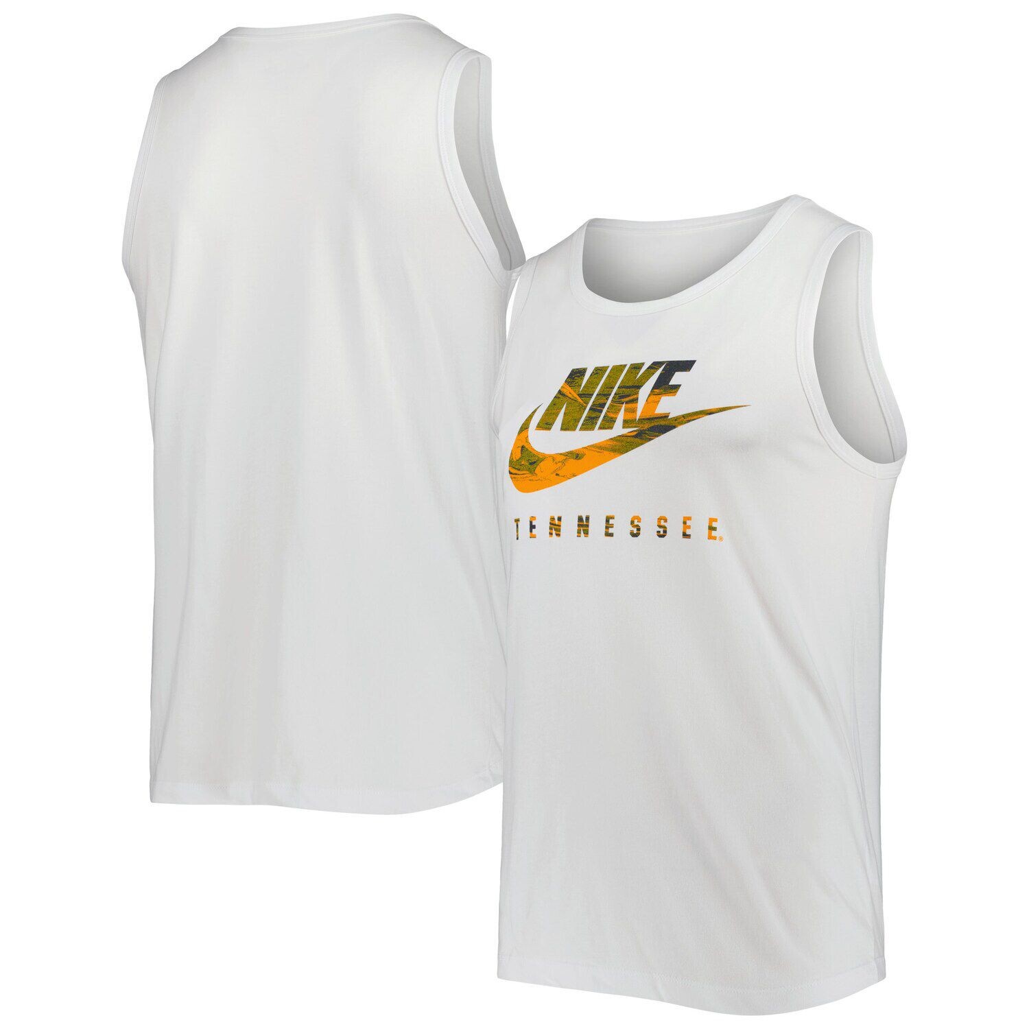 

Мужская белая майка Nike Tennessee Volunteers Spring Break Futura Performance