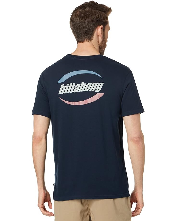 

Футболка Billabong Walled Short Sleeve Tee, темно-синий