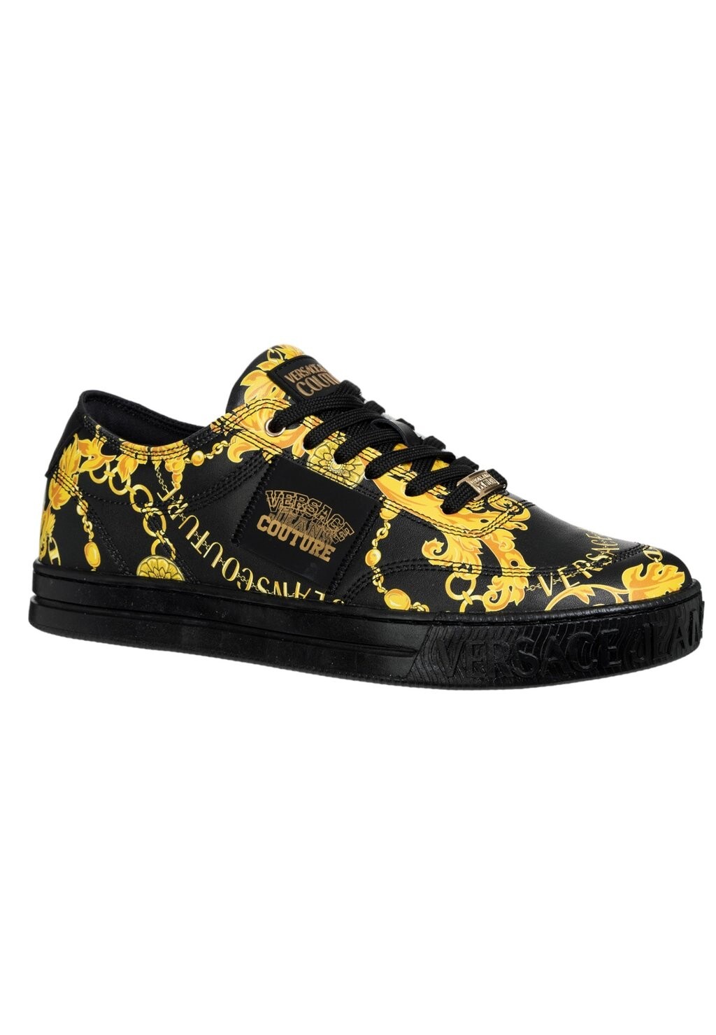 

Низкие кеды Versace Jeans Couture, черные