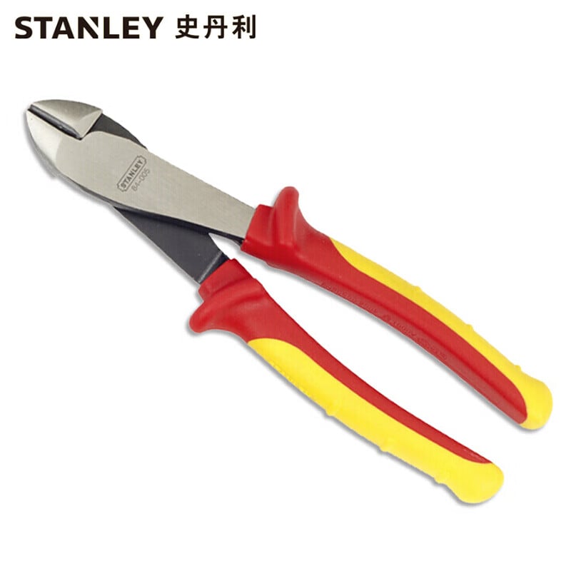 Stanley STANLEY Изолированные диагональные плоскогубцы Fatmax. 8-дюймовые диагональные плоскогубцы. Кусачки. Плоскогубцы со смещенными плоскогубцами. Кусачки 84-004-23 можно изготовить по индивидуальному заказу.