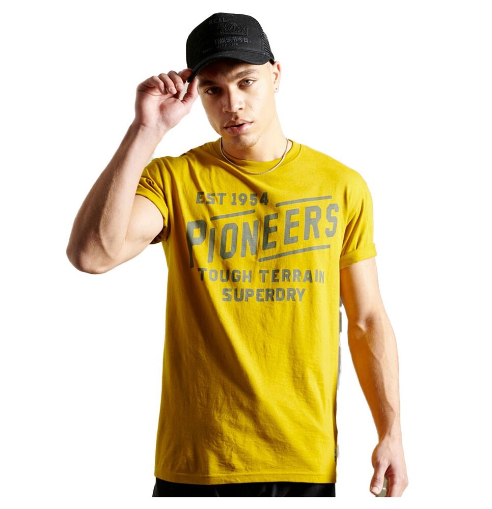 

Футболка с коротким рукавом Superdry Heritage Mountain Relax, желтый