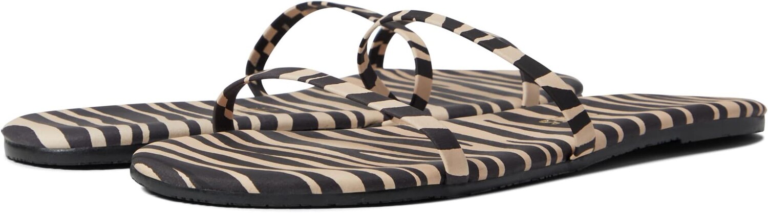 

Сандалии на плоской подошве Gemma Exotic TKEES, цвет Zebra