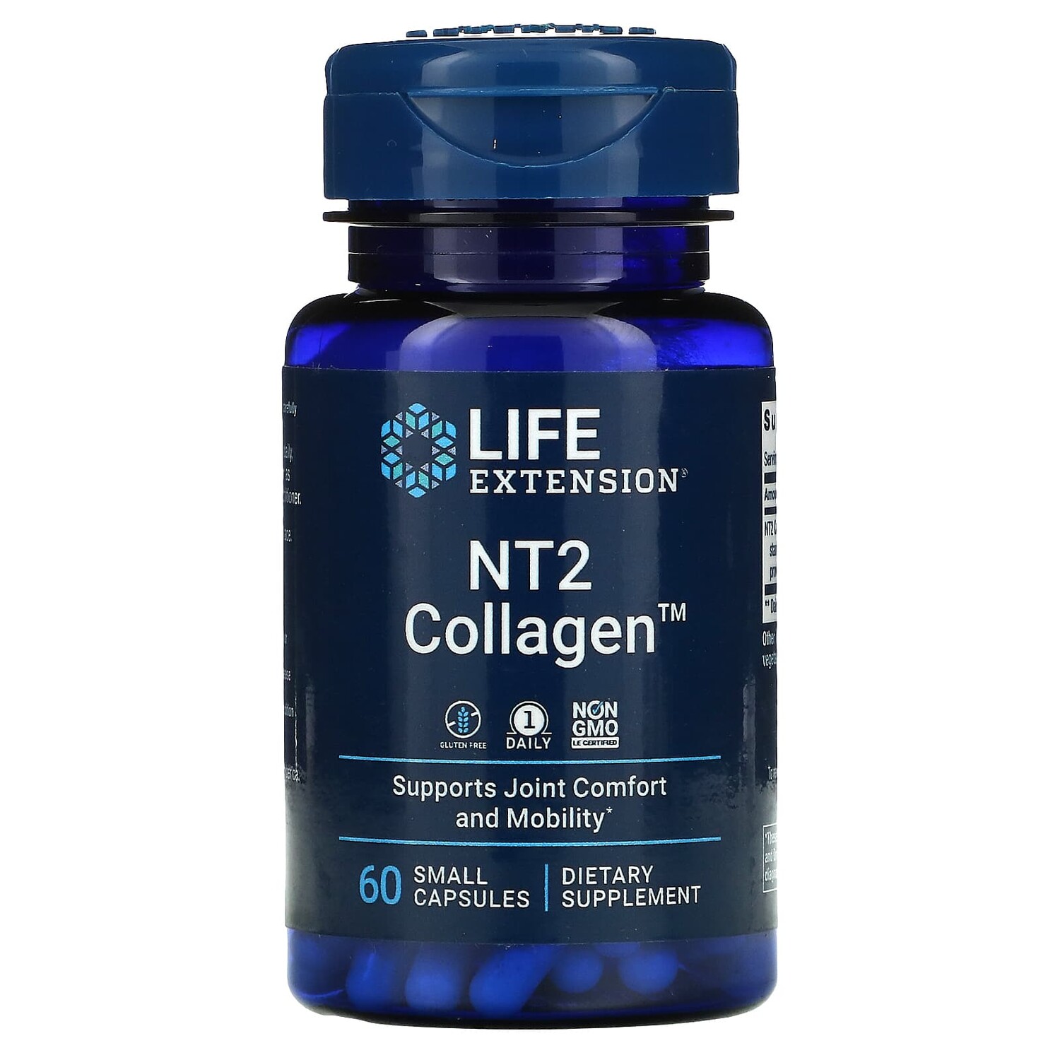 

NT2 Collagen, 60 маленьких капсул, Life Extension