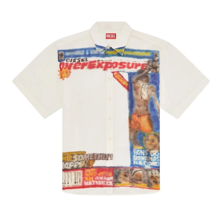 

Рубашка Diesel Elias 'Ivory', белый