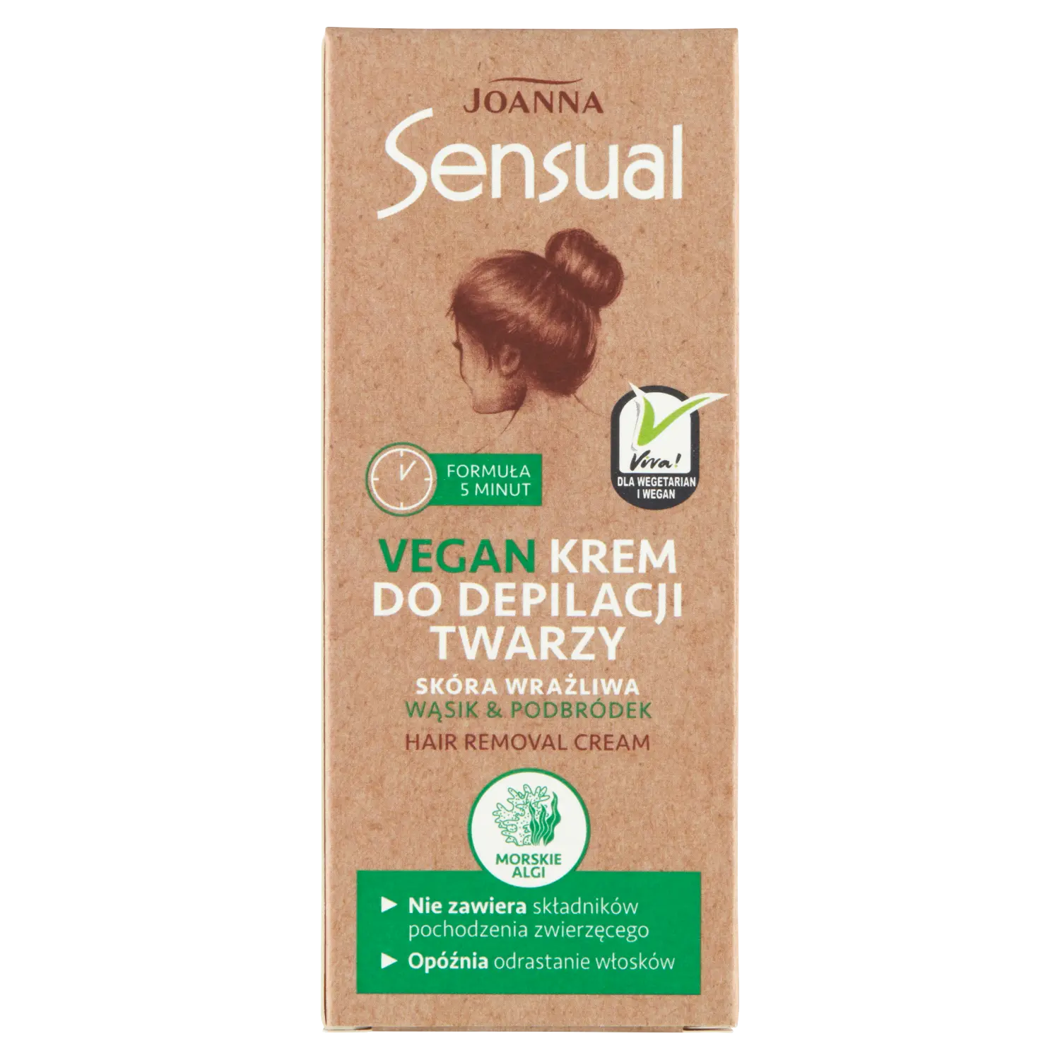 

Крем для депиляции лица Joanna Sensual Vege, 20 гр