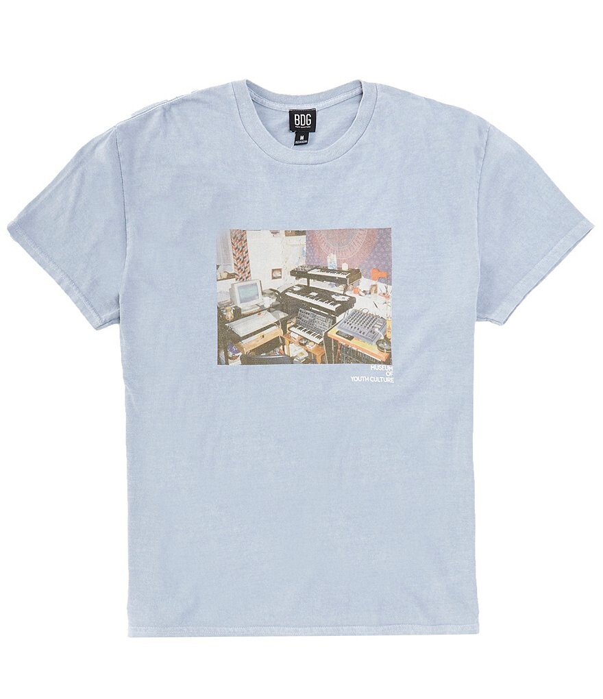

Футболка с коротким рукавом BDG Urban Outfitters Museum Of Youth, синий
