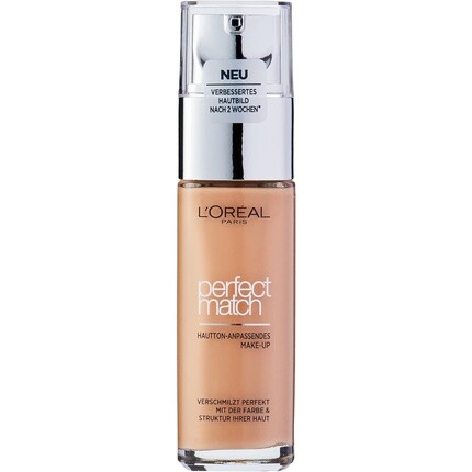 

L'Oréal Paris Жидкая тональная основа с гиалуроновой кислотой и алоэ вера Perfect Match Makeup 30 мл 3.5.N Персиковый