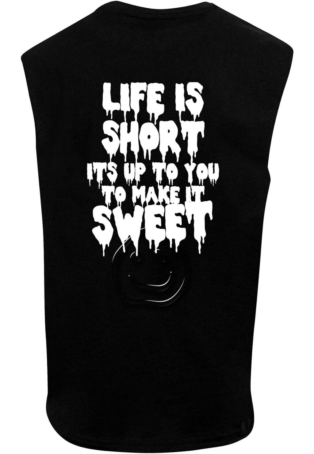 

Футболка с принтом Life Is Short Lost Youth, черная
