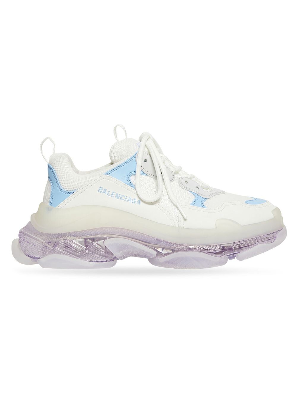 

Кроссовки Triple S с прозрачной подошвой Balenciaga, синий