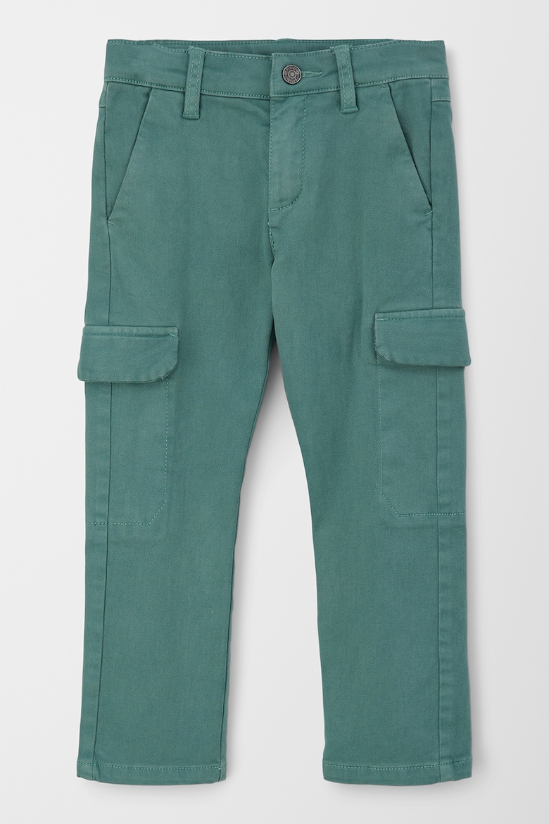 Прямые брюки-карго S Oliver, зеленый брюки s oliver 40 42 размер
