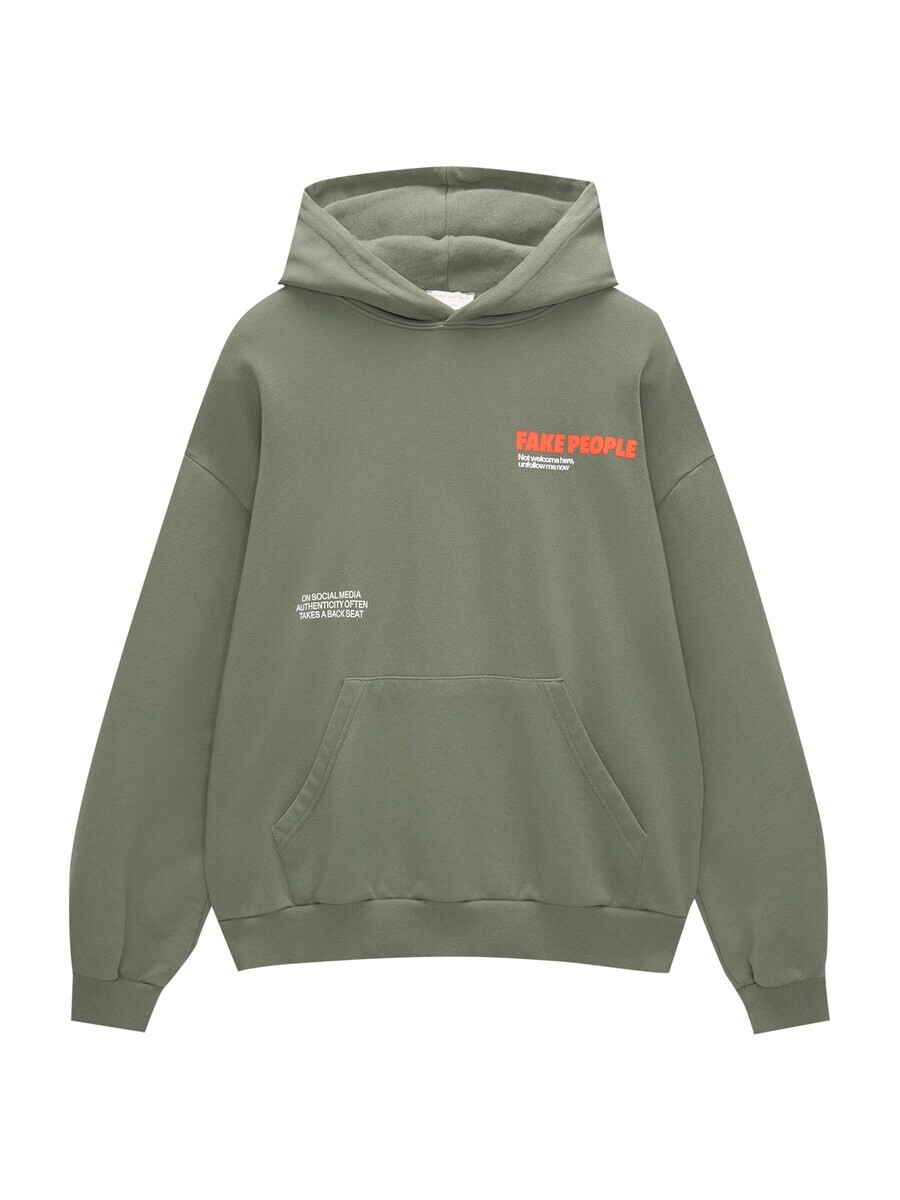 

Толстовка Pull&Bear, зеленый
