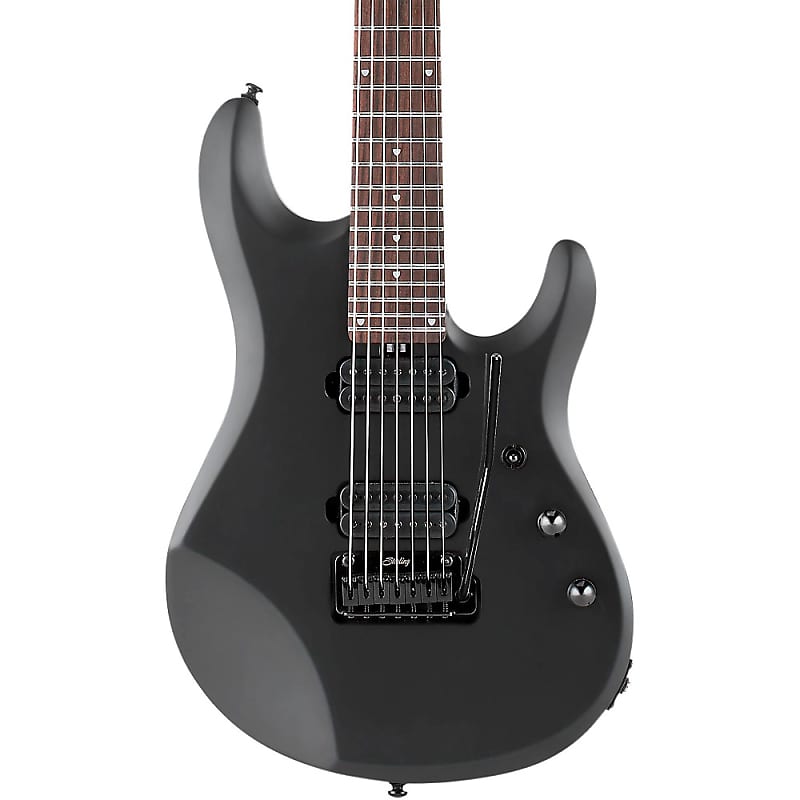 Электрогитара Sterling by Music Man John Petrucci JP70 7-String Electric Guitar Stealth Black фото