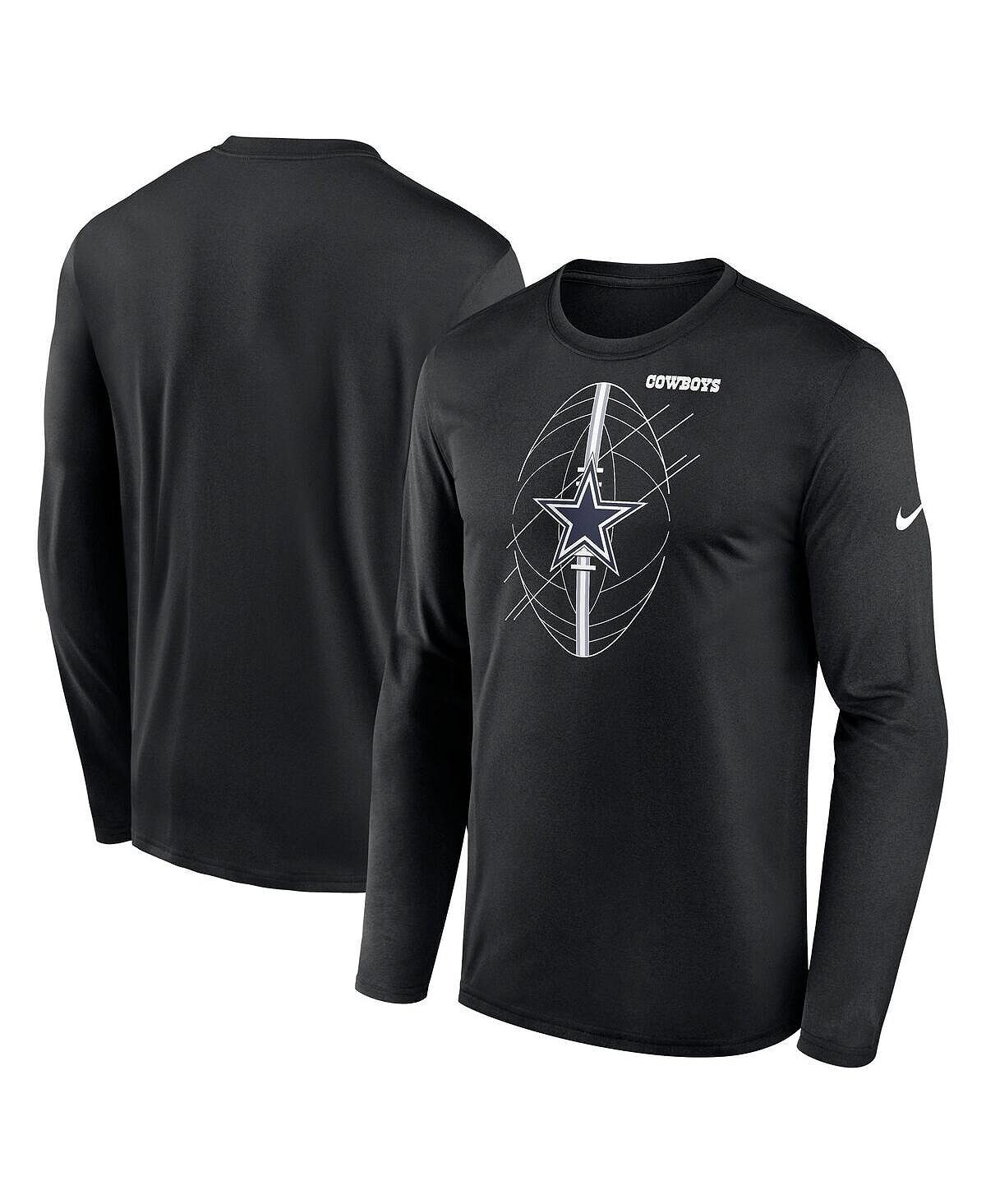 

Мужская черная футболка с длинным рукавом Dallas Cowboys Legend Icon Nike