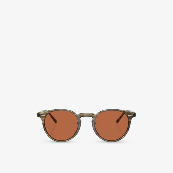 

Ov5529su n 02 солнцезащитные очки из ацетата в фанто-оправе Oliver Peoples, коричневый