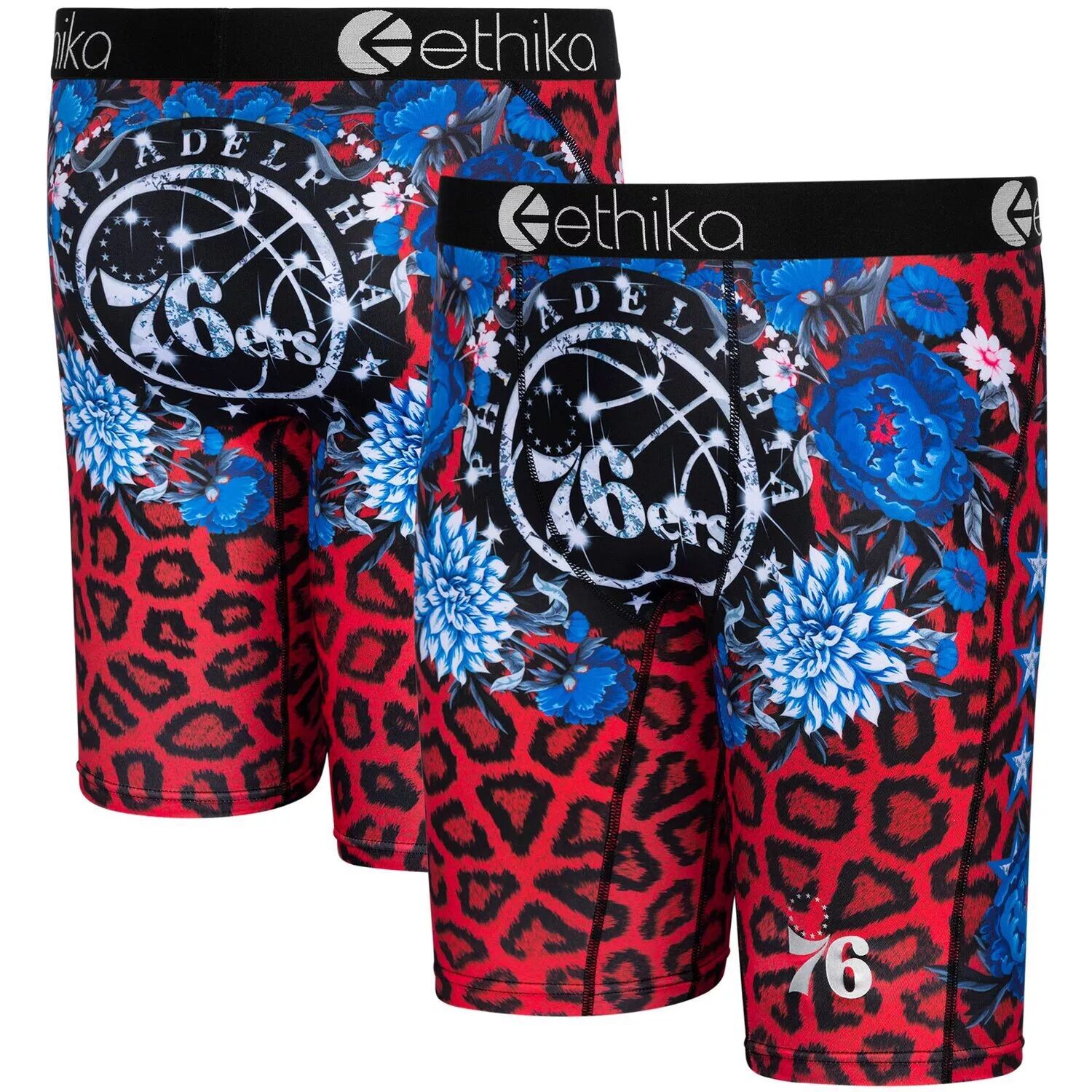 

Мужские модные блестящие боксеры Ethika Philadelphia 76ers