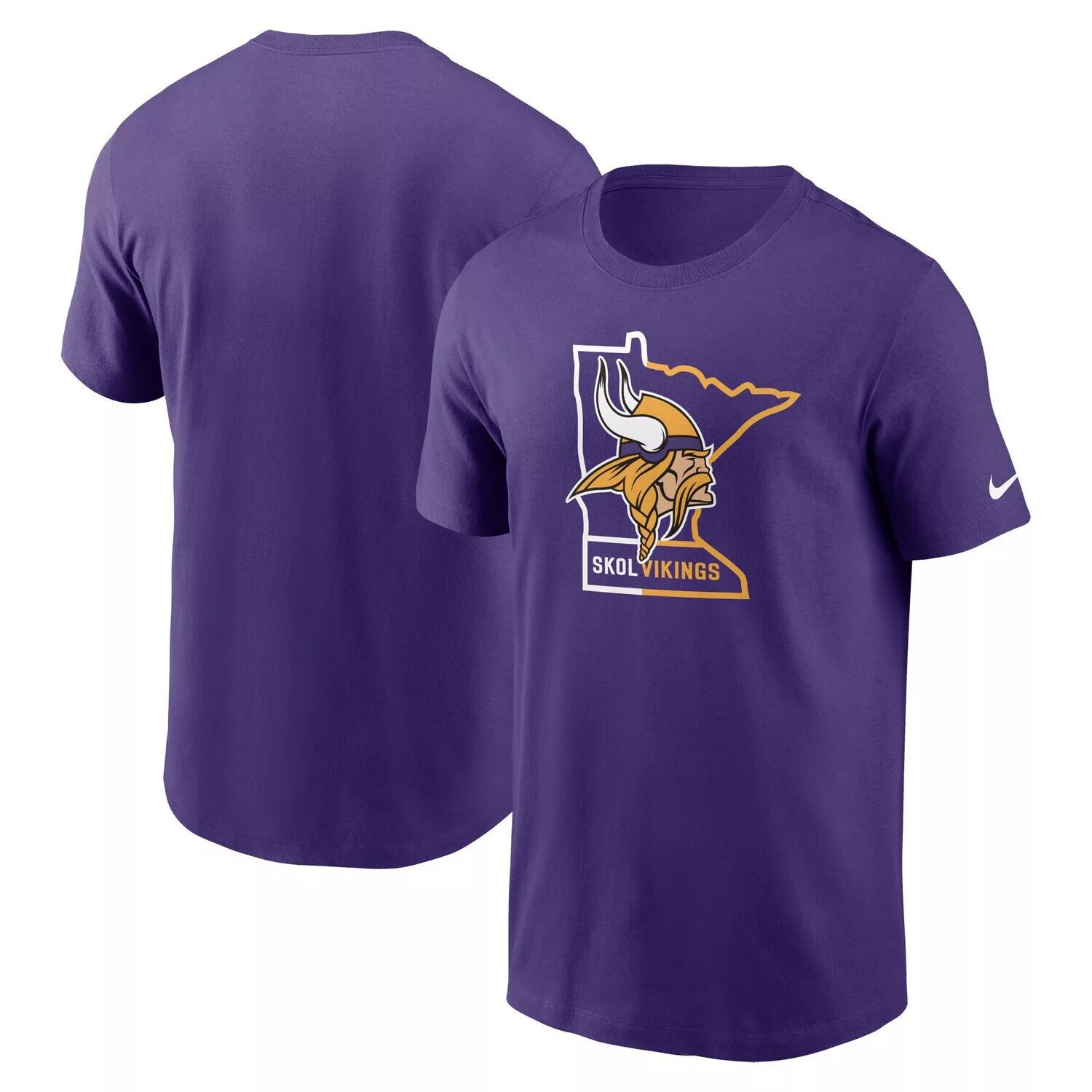 

Мужская фиолетовая футболка Nike Minnesota Vikings Essential Local Phrase, Фиолетовый
