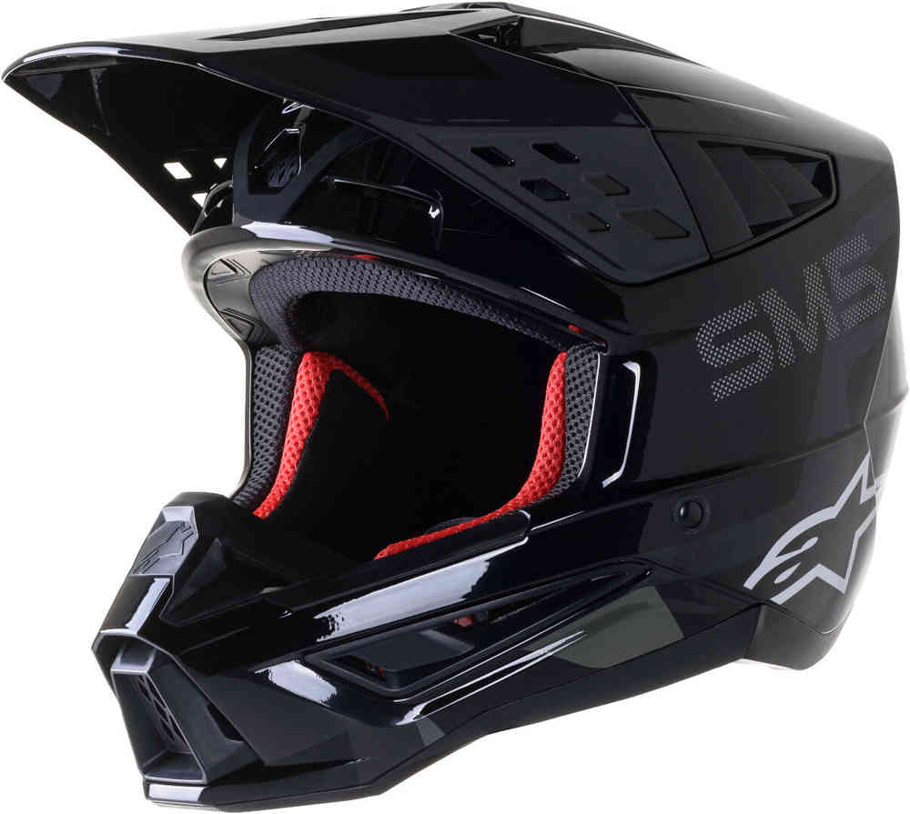 S-M5 Rover Шлем для мотокросса Alpinestars, черный/серый