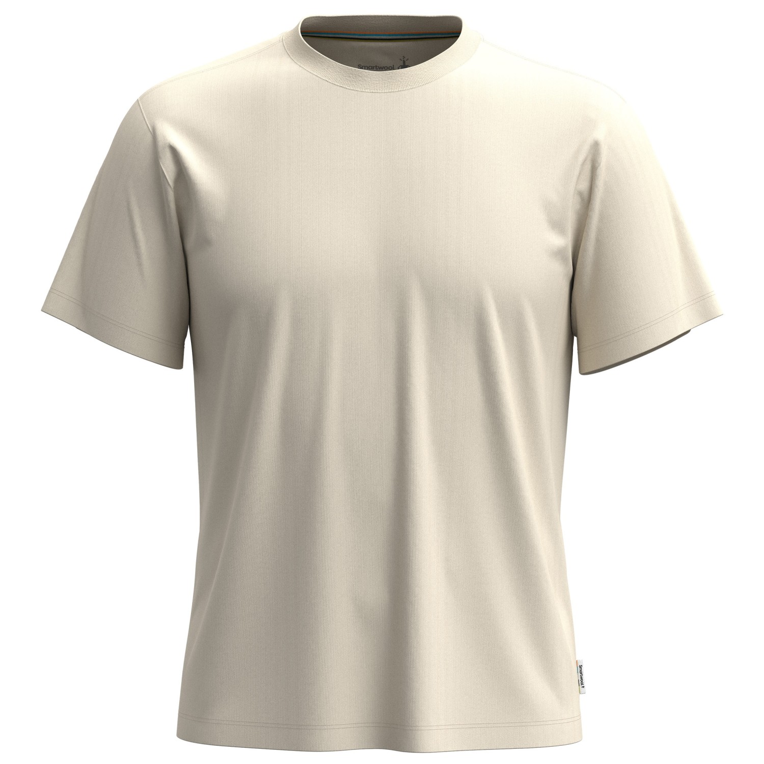 Рубашка из мериноса Smartwool Perfect Crew Tee, цвет Almond