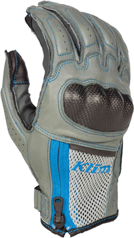 Мотоциклетные перчатки Induction 2023 Klim, серый/синий