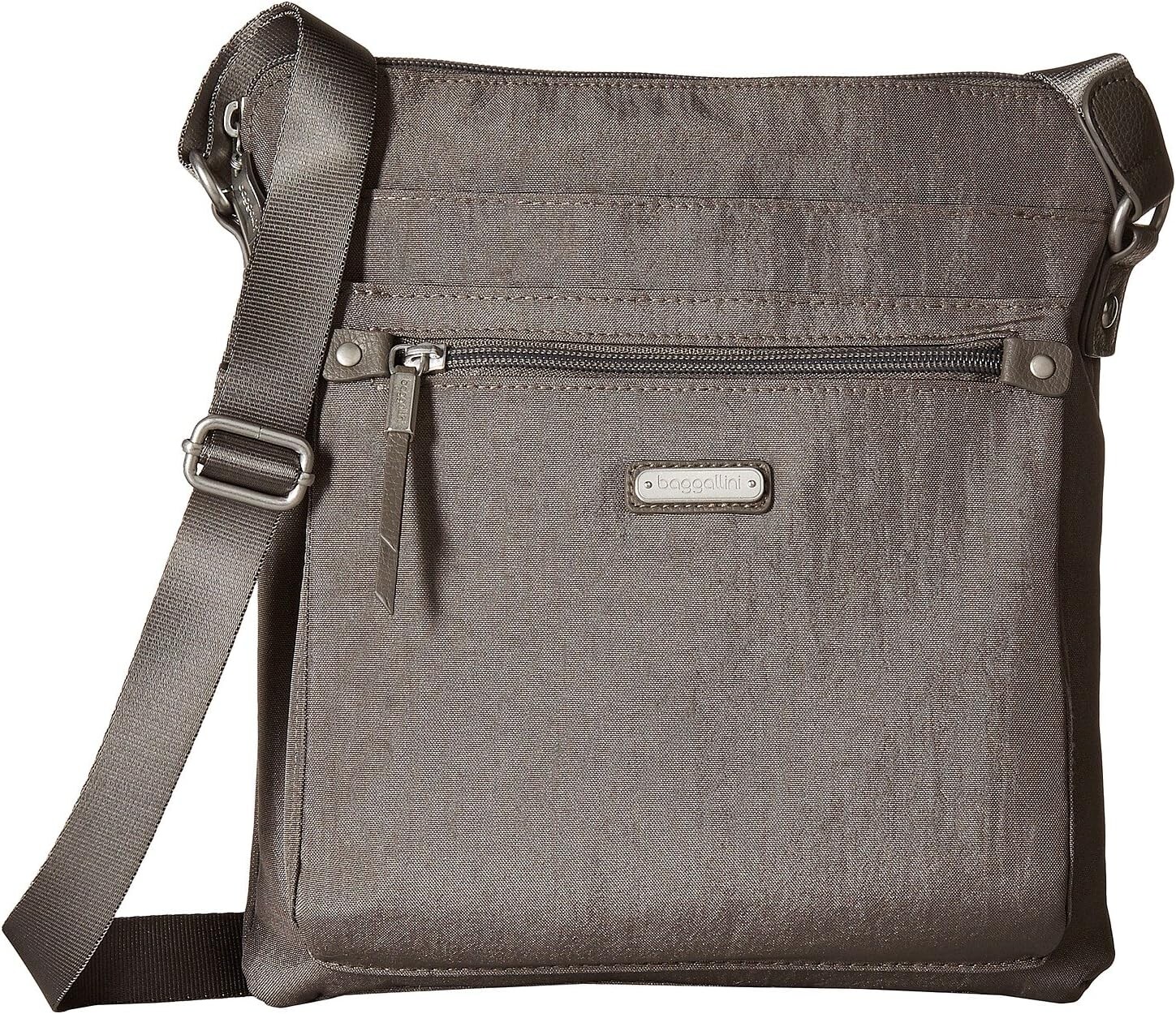 

Сумка Go Bagg with RFID Phone Wristlet Baggallini, цвет Sterling Shimmer