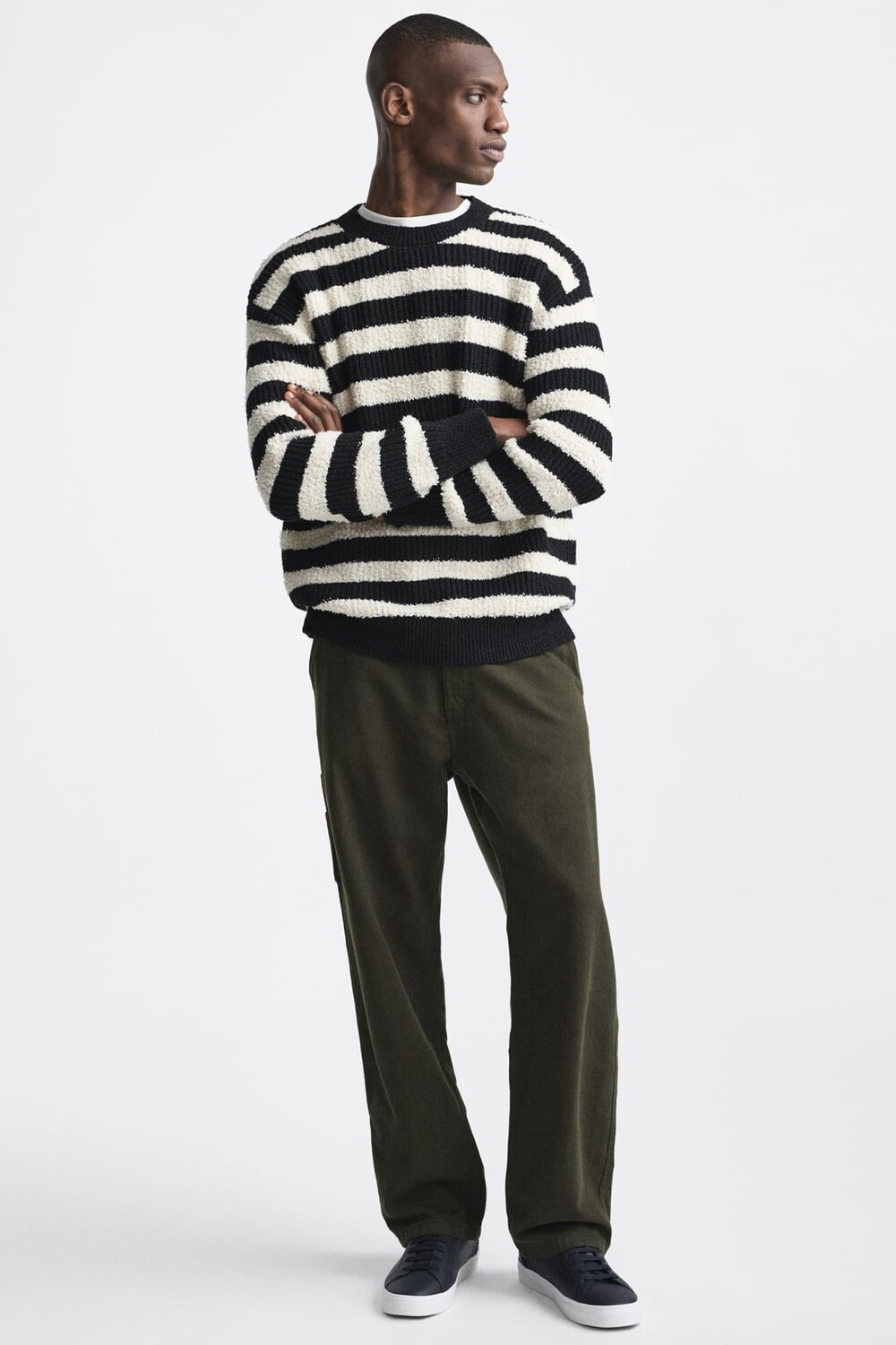 

Минималистичные кроссовки на шнуровке ZARA, синий