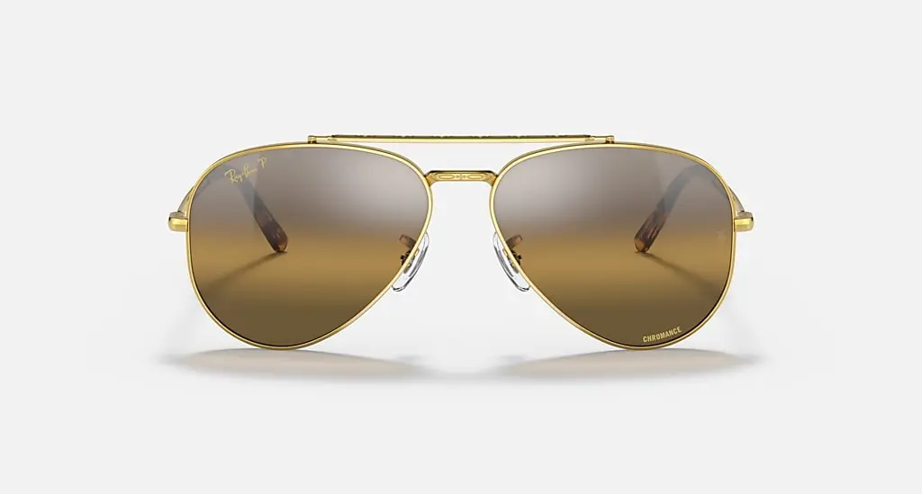 

Солнцезащитные очки Ray-Ban NEW AVIATOR, серебристый/коричневый