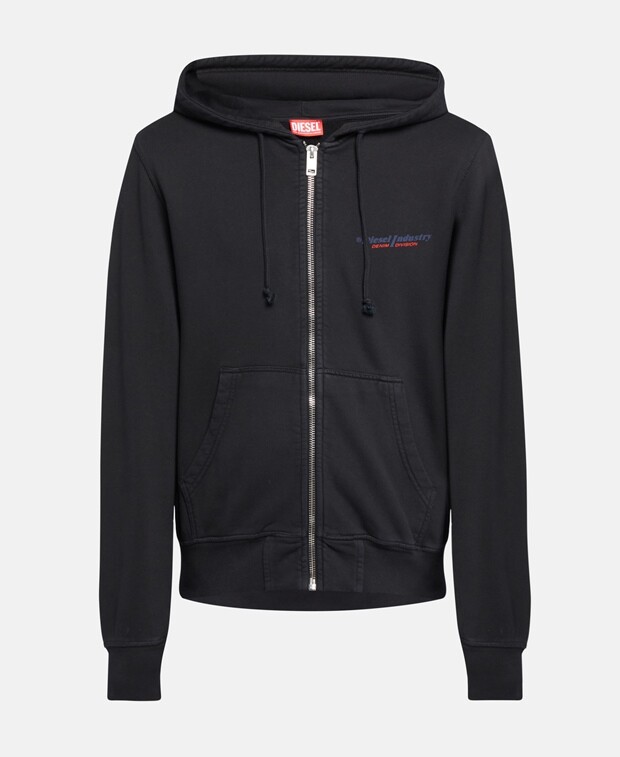 

Толстовка с капюшоном Diesel, цвет Medium Grey