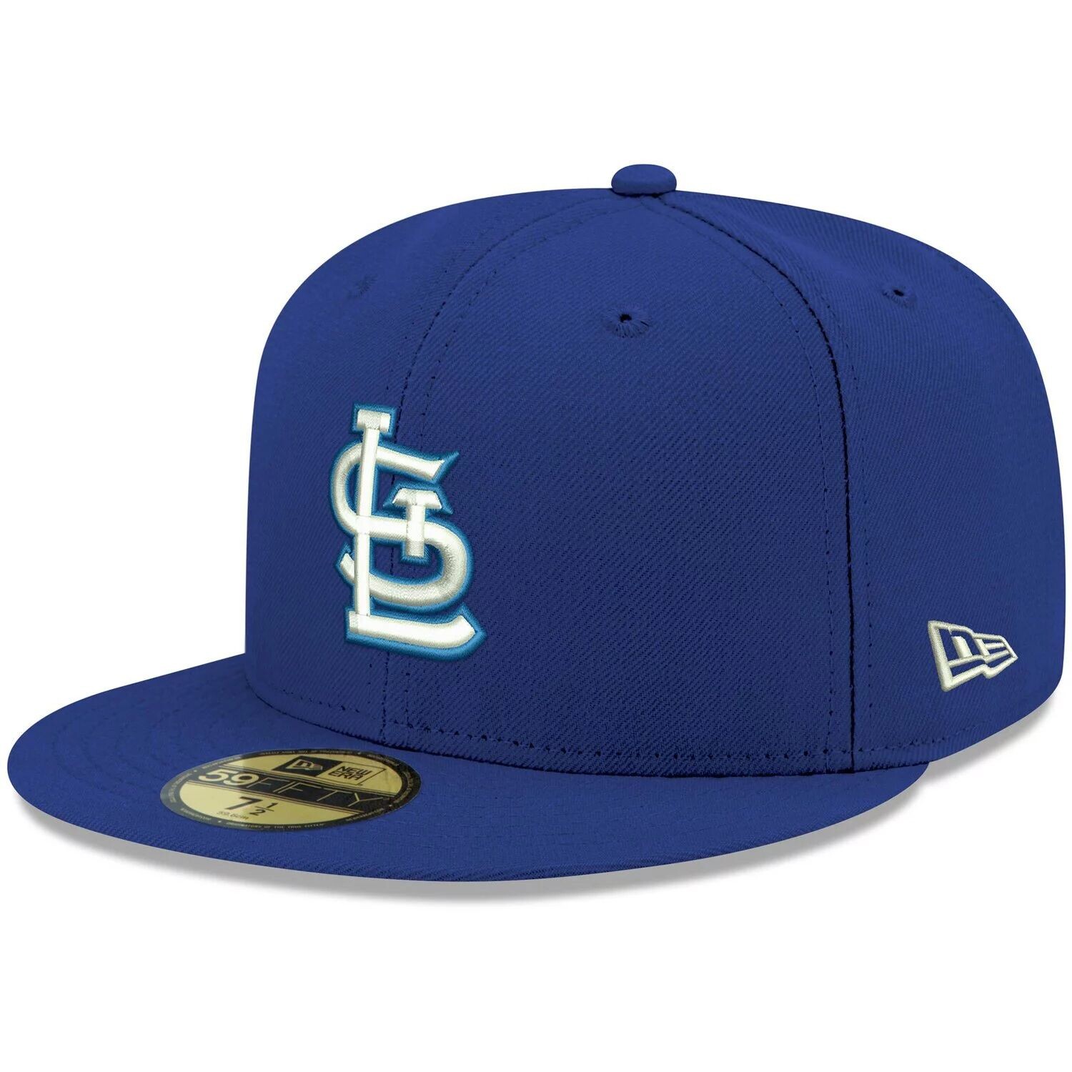 

Мужская приталенная шляпа New Era Royal St. Louis Cardinals Logo белая 59FIFTY