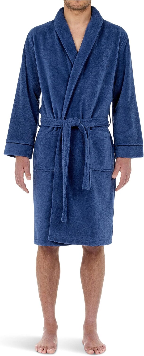 

Халат Yvan Bathrobe HOM, цвет Jeans Blue