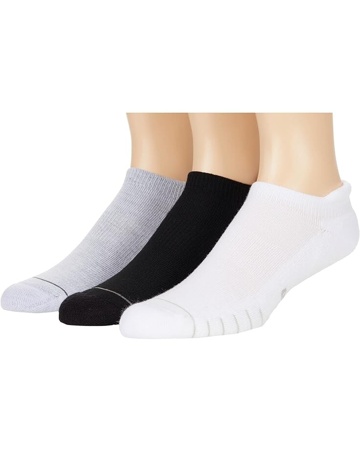 

Носки Eurosock Ace Cool No-Show Tab 3-Pack, цвет White/Black/Grey