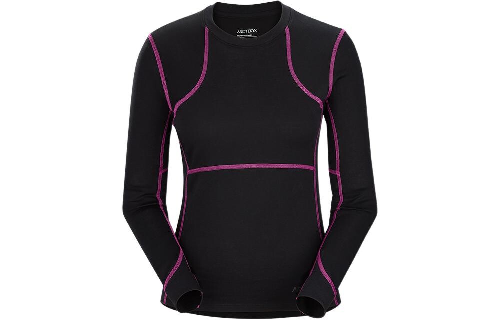 

Футболка женская Arcteryx System, черный / фиолетовый