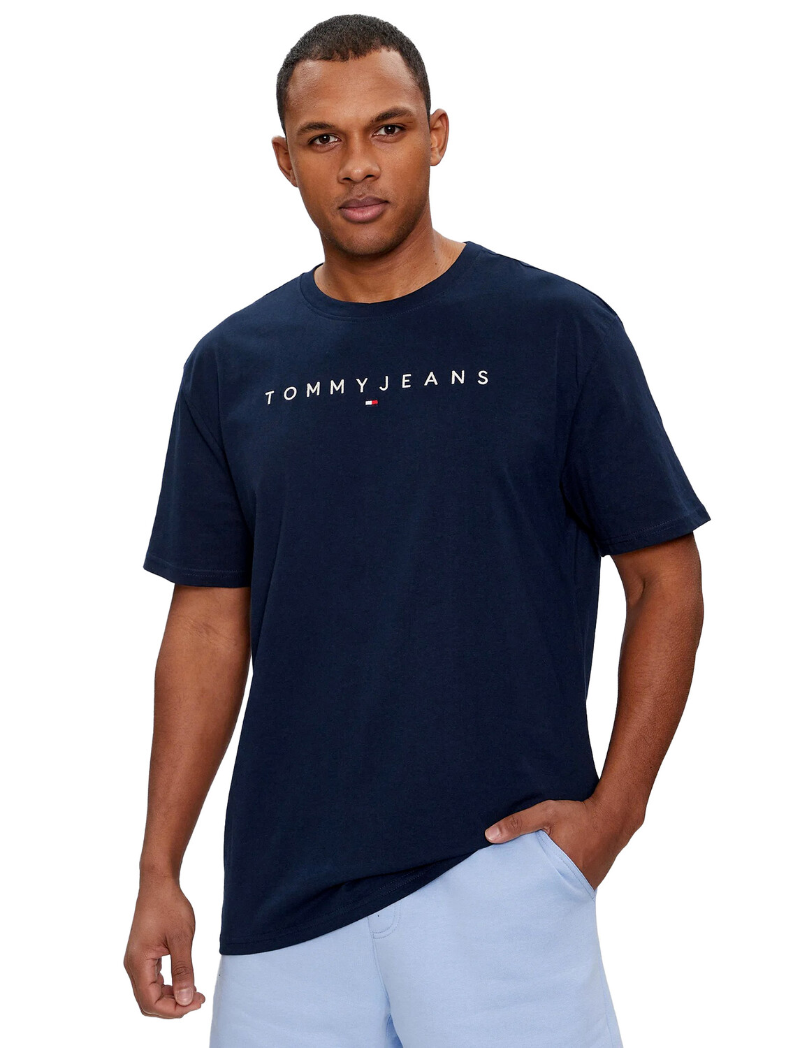 

Футболка jeans t-shirt con logo Tommy, синий