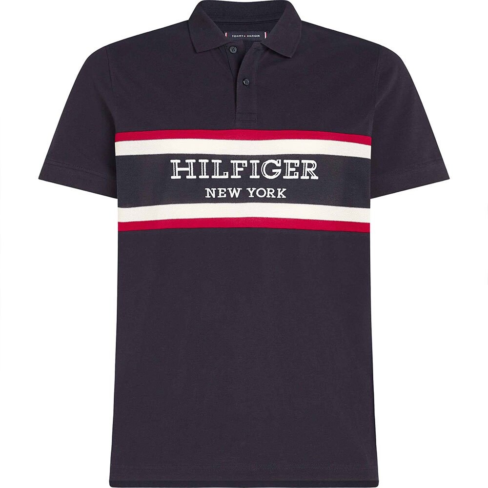 

Поло Tommy Hilfiger MW0MW33590, синий