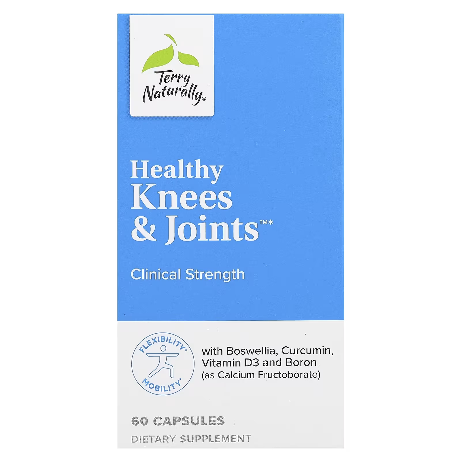 

Пищевая добавка Terry Naturally Healthy Knees & Joints без ГМО, 60 капсул