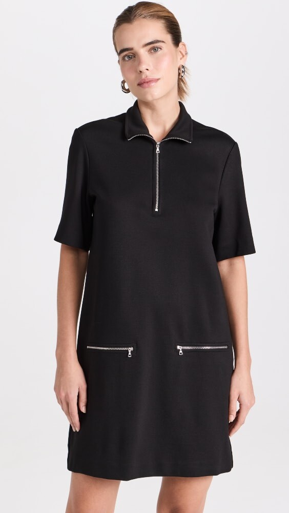 

Платье Rosetta Getty Zip Up Shift, черный