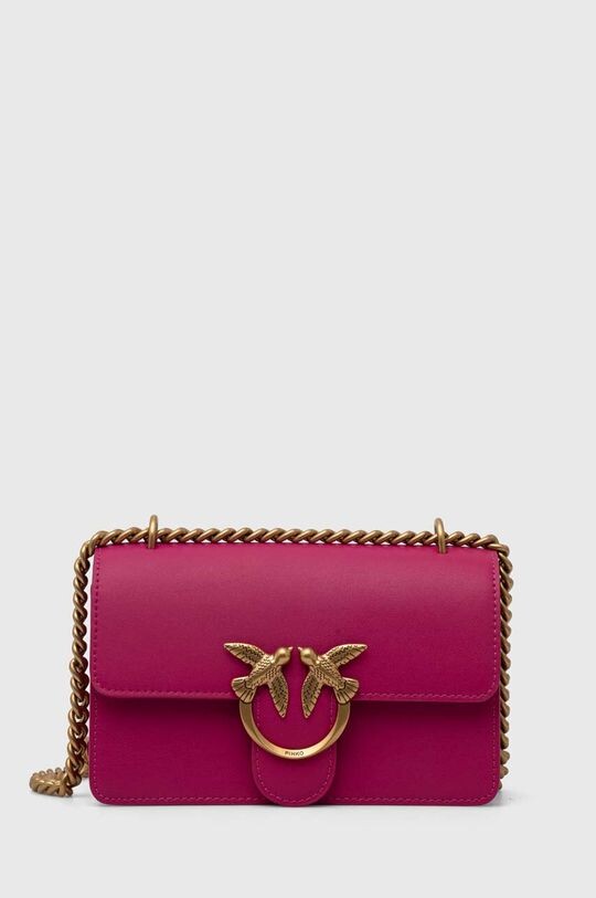 

Кожаная сумочка Pinko, розовый