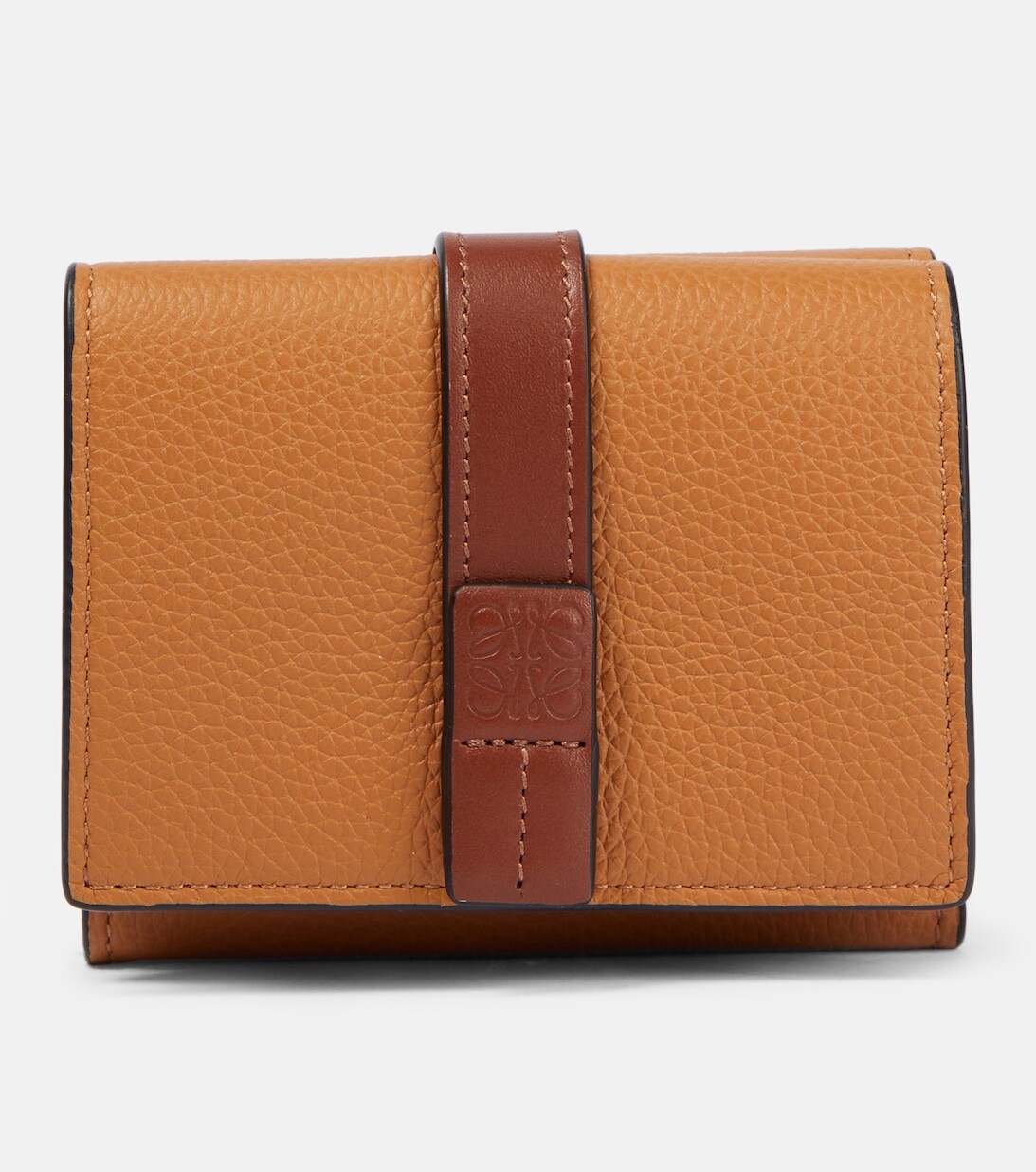

Кожаный кошелек Trifold Loewe, коричневый