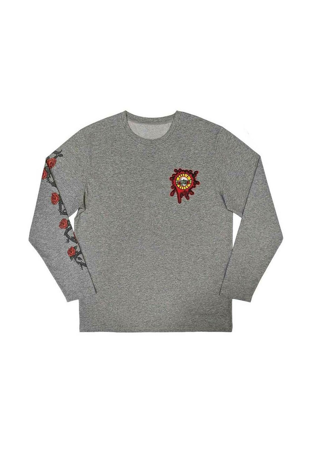

Топ с длинными рукавами GUNS N ROSES WELCOME TO THE JUNGLE Paradiso Clothing, серый